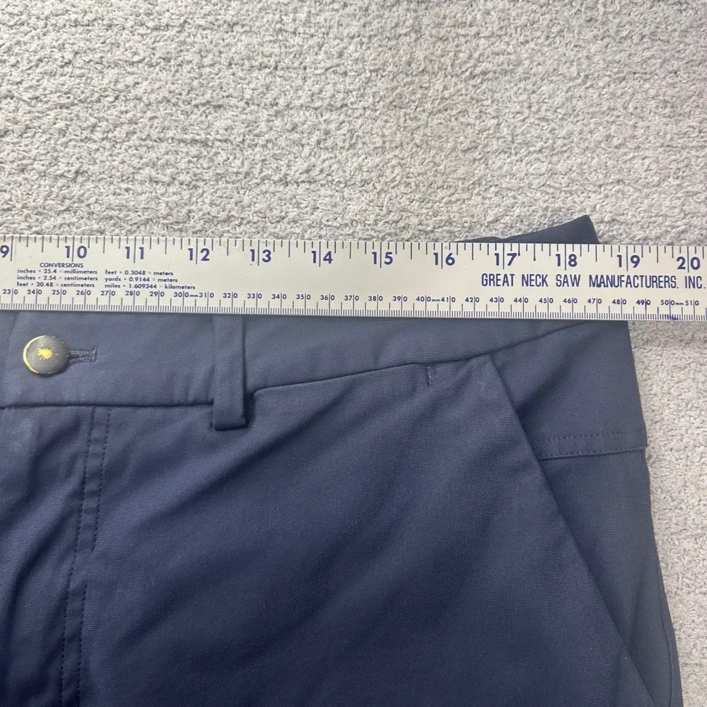 Lululemon Flat Front Short Chino Navy Blue 38 Golf Athletic 10